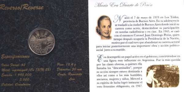 EVA PERON SET 50 ANIVERSARIO