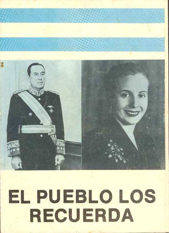 AFICHE DE PERON Y EVITA