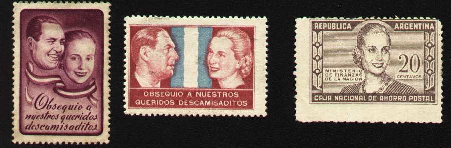 ESTAMPILLAS DE EVA Y PERON