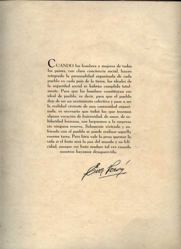 DOCUMENTO FIRMADO POR EVA PERON