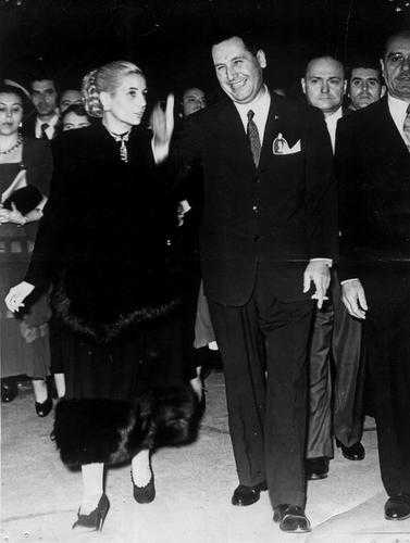 EVA PERON Y JUAN DOMINGO PERON