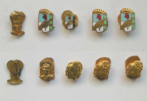 PINS CON MOTIVOS PERONISTAS