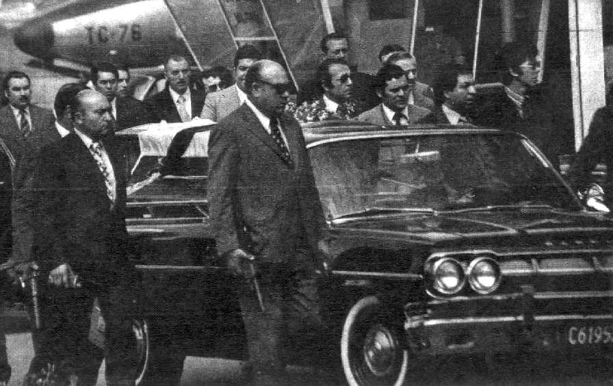 REPATRIACION DEL CADAVER DE EVA PERON