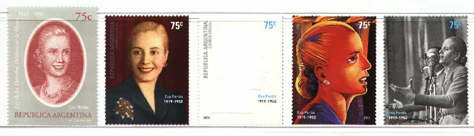 SELLOS SOBRE EVA PERON