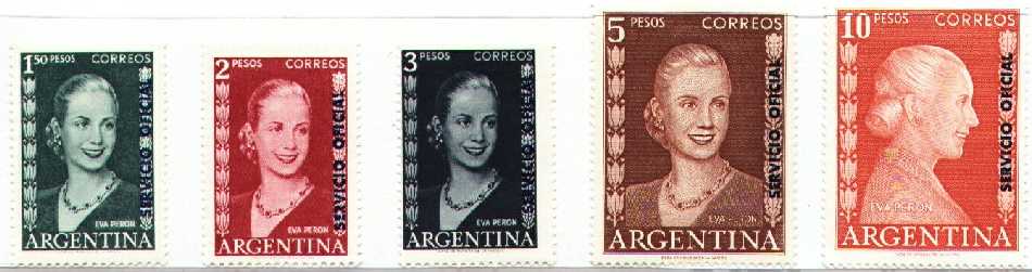SELLOS SOBRE EVA PERON