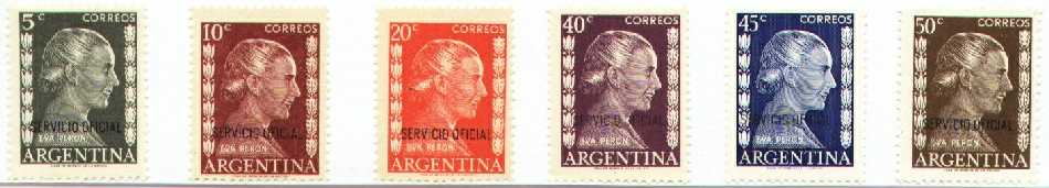 SELLOS SOBRE EVA PERON