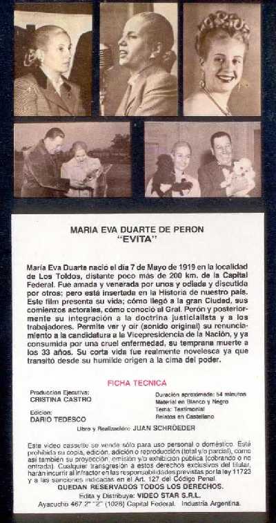 VIDEO ARGENTINO SOBRE EVA PERON