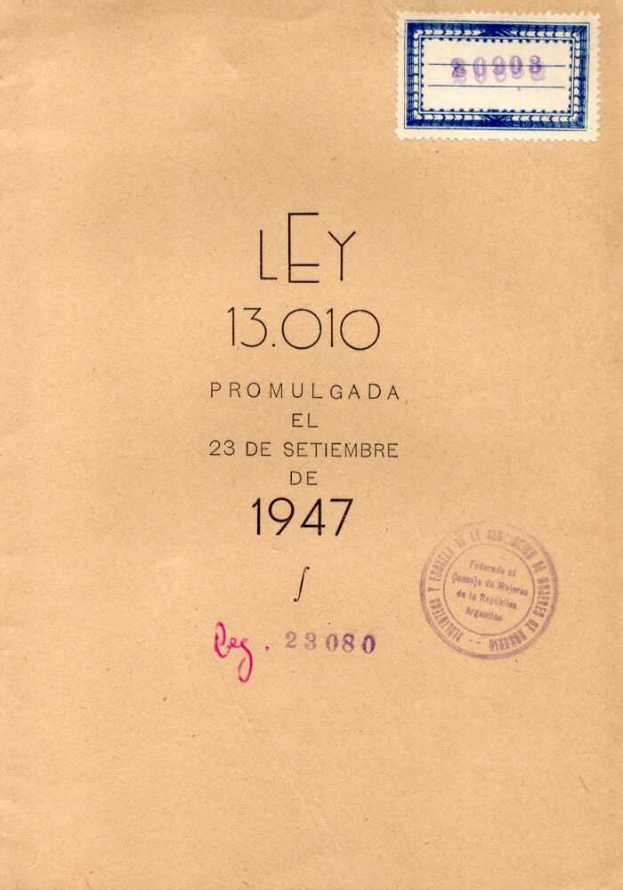 LA MUJER YA PUEDE VOTAR