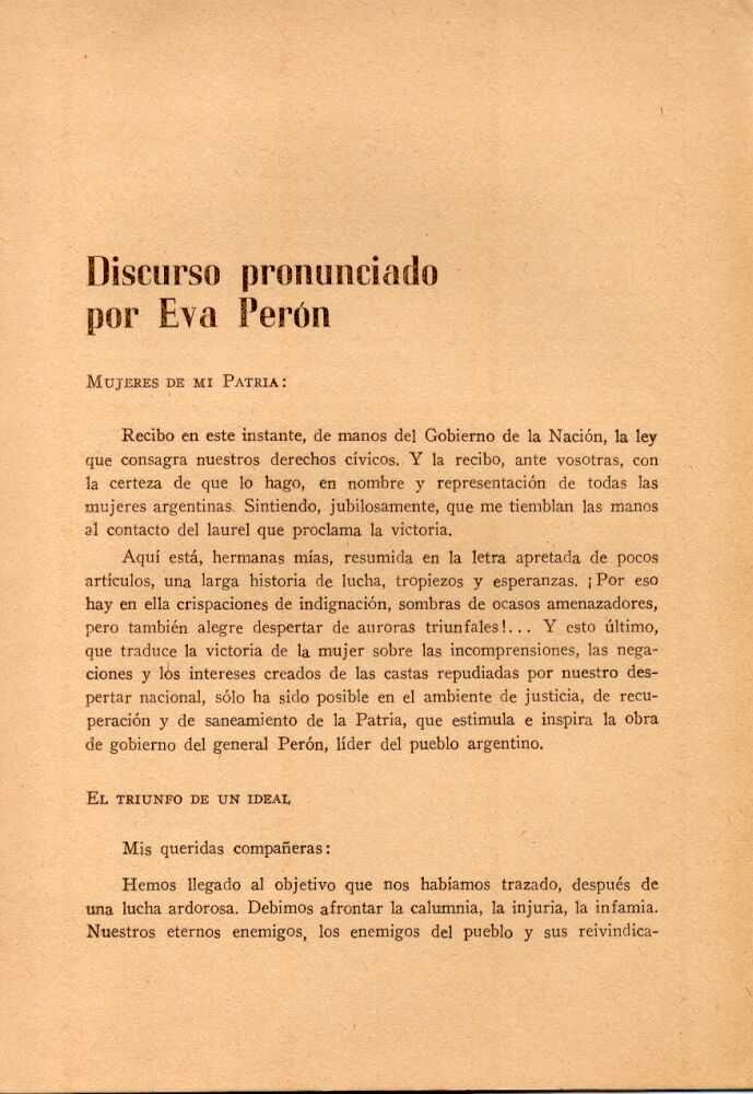 LA MUJER YA PUEDE VOTAR